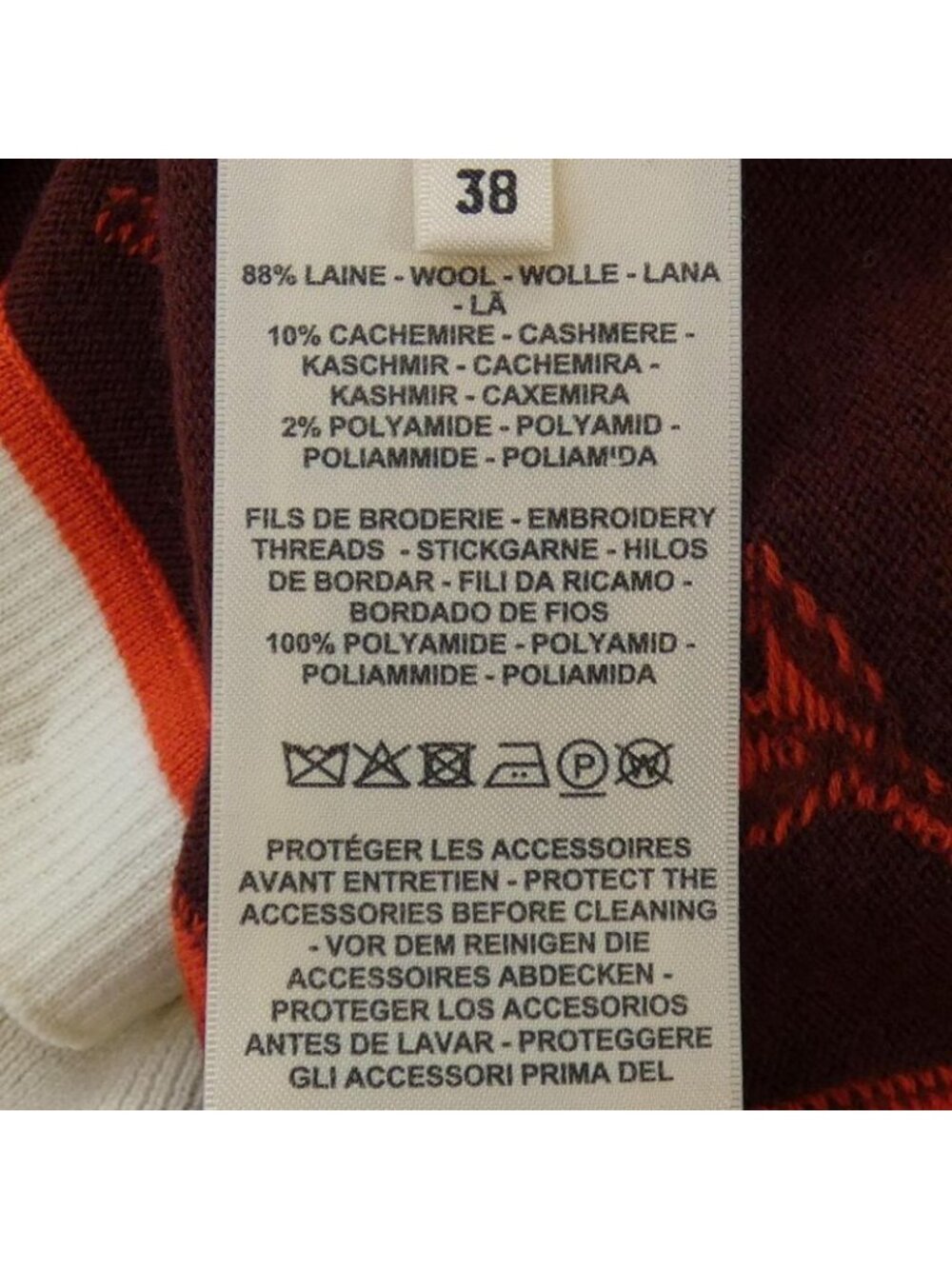 Hermes Etriers 4 E2722 D5 Cardigan - Picture 4 of 7